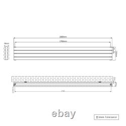 Horizontal Designer Radiator Oval Column Central Heating Double Panel Rads