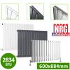 Horizontal Flat Designer Radiators Modern Single Panel Central Heating Rads