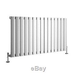 Horizontal Flat Panel Column Designer Bathroom Central Heating Radiators Chrome