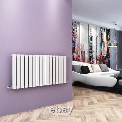 Horizontal Radiator 600x1216mm White Single Flat Panel Central Heating Rad