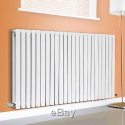 Horizontal Radiator Designer Oval Column Bathroom Heater Central Heating UK