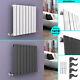 Horizontal Radiator Flat Panel Anthracite White Black Central Heating Rads