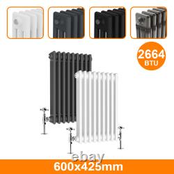 Horizontal Traditional 2 3 4 Column Designer Radiator Cast Iron Style Rads UK