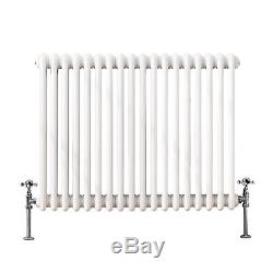 Horizontal Traditional Column Cast Iron Style Radiator Bathroom Central Heating