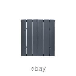 Horizontal Vertical Designer Aluminium Radiator Panel Central Heating Anthracite