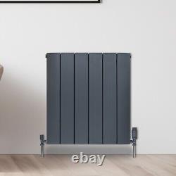 Horizontal Vertical Designer Aluminium Radiator Panel Central Heating Anthracite