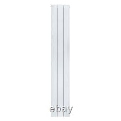 Horizontal Vertical Designer Aluminium Radiator Panel Central Heating White