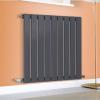 Horizontal Vertical Designer Flat Panel Radiator Central Heating Anthracite