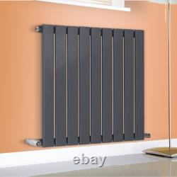 Horizontal Vertical Designer Flat Panel Radiator Central Heating Anthracite