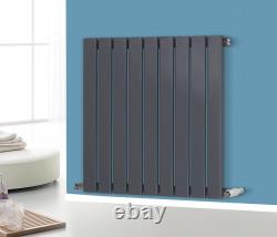 Horizontal Vertical Designer Flat Panel Radiator Central Heating Anthracite