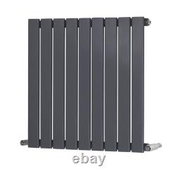 Horizontal Vertical Designer Flat Panel Radiator Central Heating Anthracite