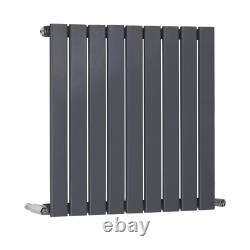 Horizontal Vertical Designer Flat Panel Radiator Central Heating Anthracite