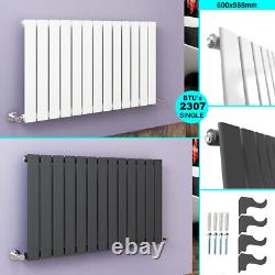 Horizontal Vertical Designer Radiator Oval Column Flat Panel Central Heating