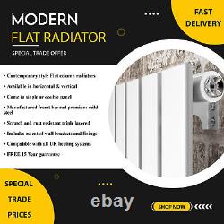 Horizontal Vertical Designer Radiator Oval Column Flat Panel Central Heating