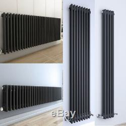 Horizontal Vertical Traditional Radiator Column Central Heating Anthracite Rads