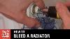 How To Bleed A Radiator