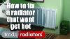 How To Fix A Radiator That Won T Get Hot By Trade Radiators