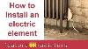 How To Turn A Central Heating Radiator Into An Electric Radiator