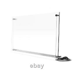 Infrarotheizng 750W Transparente Glasheizung elektrische Wand Heizung Paneel