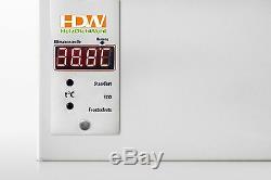 Infrarotheizung 400 750 1050 W Front-Thermostat eingebaut Speicherheizung HDW