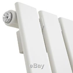 LEON White 600x1210 Horizontal Flat Panel Designer Radiator Central Heating