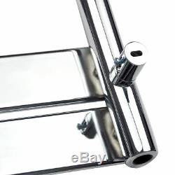 Luxury Designer Flat Panel Heated Bathroom Towel Rail Radiator Warmer Chrome