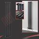 MIXED Vertical Black & Anthracite Central Heating Radiators, Oval & Flat Tubes