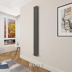 Matt Black Traditional 2 3 Column Radiator Vertical Horizontal Rads