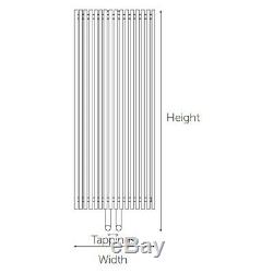 Modern Anthracite Vertical Column Designer Radiator Central Heating Kartell