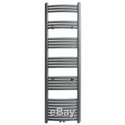 Modern Bathroom Central Heating Heated Towel Rail Radiator Grey Ladder Panel