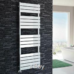 Modern Bathroom White Central Heated Towel Rails Vertical Flat Panel Radiators