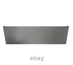 Modern Brushed Stainless Steel Flat Panel Designer Radiator 450mm x 1800mm NEW