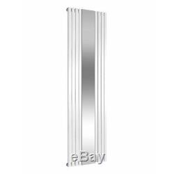 Modern Designer Mirror White Polished Vertical Single Radiator Central Heating