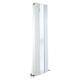 Modern Designer Vertical Central Heating Radiator & Mirror 1800 x 420mm White