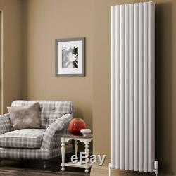 Modern Designer White Aluminium Vertical Column Radiator Central Heating Reina
