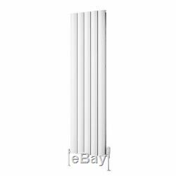 Modern Designer White Aluminium Vertical Panel Radiator Central Heating Reina
