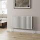 Modern Horizontal 600x1020mm Radiator Heater Single Panel Oval Tube Column White