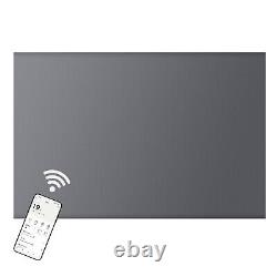 Mylek Slimline WIFI Radiator Panel Heater Electric Charcoal Grey ECO Wall Mount