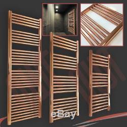 NEW! Stunning Designer Copper Heated Towel Ladder Rails Radiators (12 Sizes)