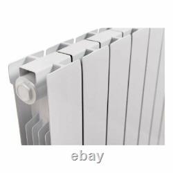 Oil Filled Electric Radiator Thermostatic Wall Mounted Heater 577x699mm 1200W