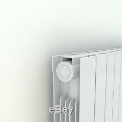 Oil Filled Electric Radiator Thermostatic Wall Mounted Heater 577x937mm 1800W