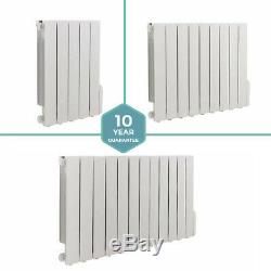Oil Filled Electric Radiator Thermostatic Wall Mounted Heater Selection of Sizes