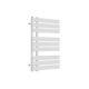 Open Flat White Towel Radiator