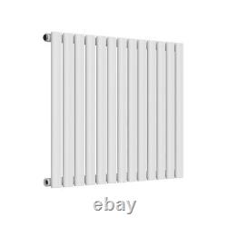 Oval White Horizontal Radiator