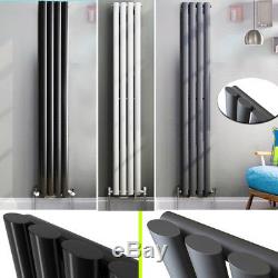 Panana Vertical Designer Radiator Oval Column Tall Upright Central Heating Panel