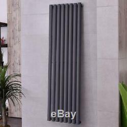 Panel Designer Oval Column Flat Panel Vertical Central Heating Bathroom Radiator