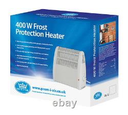 Prem-I-Air 400W Home Caravan Garage Shed Frost Ice Damp Protection Heater
