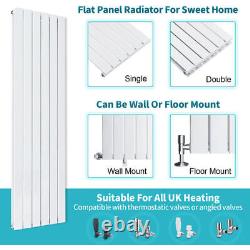 REX Flat Panel Oval Column Vertical Horizontal Designer Radiator Central Heating