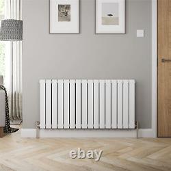 RadiLux Designer Radiator Horizontal Double Flat Panel Rad White 600x1216mm