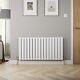 RadiLux Designer Radiator Horizontal Double Flat Panel Rad White 600x1216mm